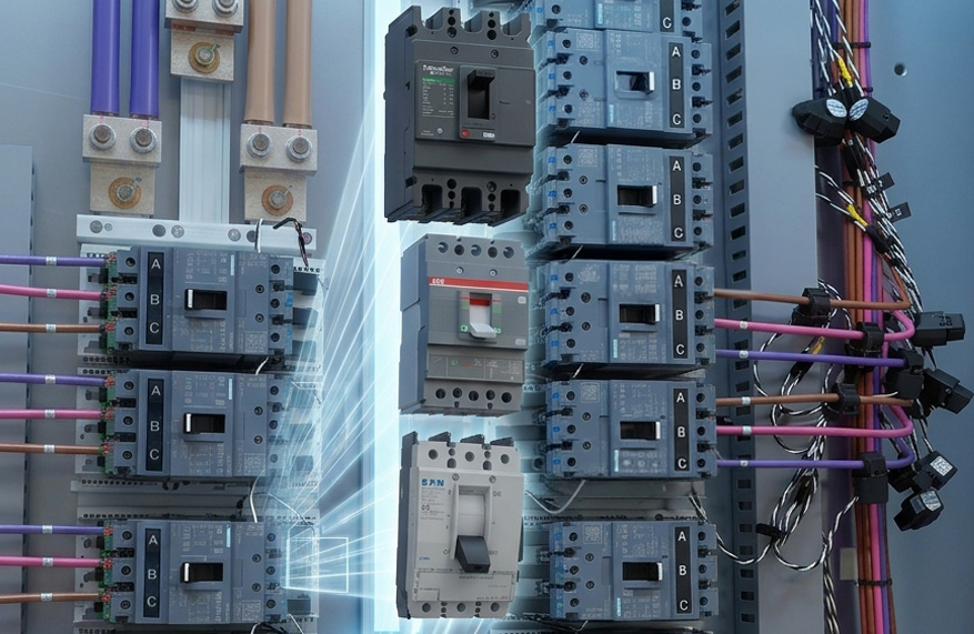 Voltz OpenSelect RPP interior showing breaker-agnostic design