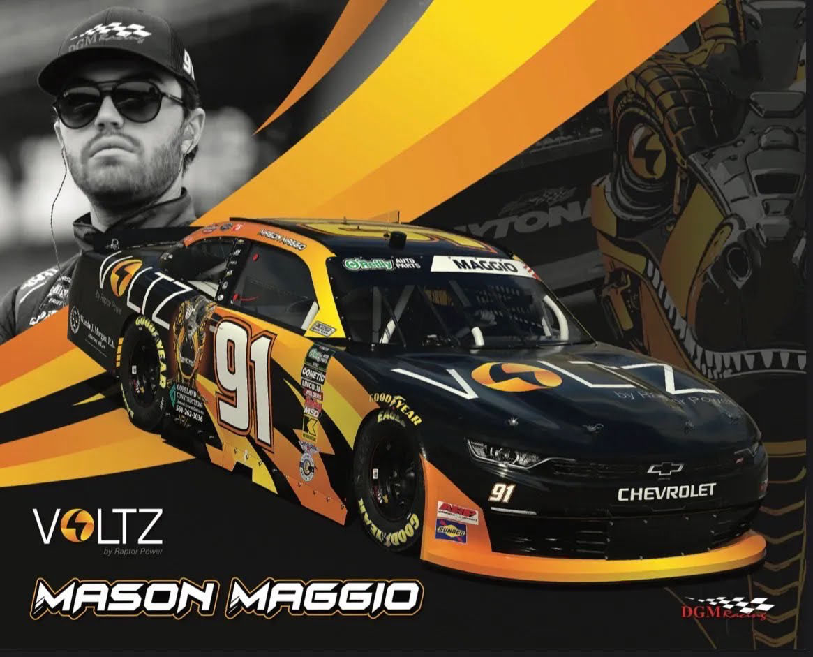 VOLTZ by Raptor Power Systems Chevrolet Camaro at Daytona International Speedway with Mason Maggio